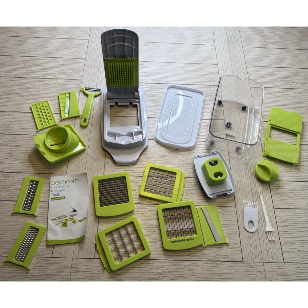 Sedhoom Direct Mandoline Slicer for Kitchen, Vegetable Slicer Spiralizer Chopper